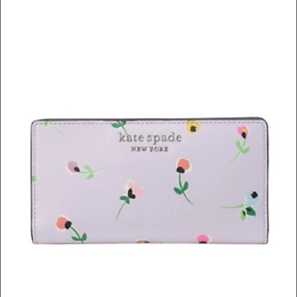 Kate Spade Cameron Floral Large Bi-Fold Wallet